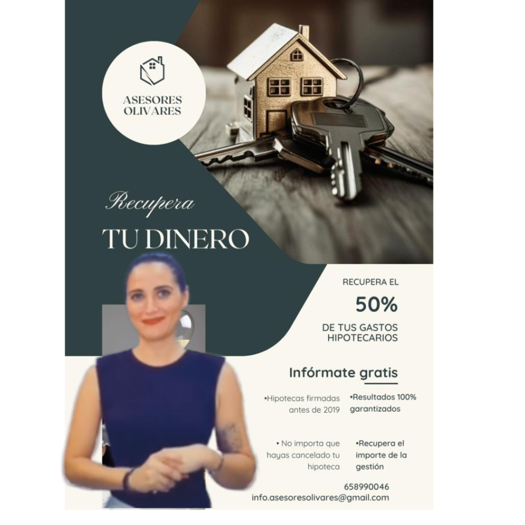 Devolución de gastos hipotecarios puede representar una oportunidad significativa para recuperar parte de los costos asociados con la compra de una vivienda. Sin embargo, este proceso puede ser complicado y confuso sin la orientación adecuada.

Con Asesoría Olivares a tu lado, puedes estar seguro de que tus reclamaciones serán manejadas de manera profesional y eficiente, permitiéndote maximizar tus beneficios financieros sin el estrés añadido.