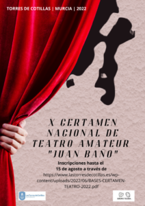 Lee más sobre el artículo X Certamen Nacional de Teatro Amateur Juan Baño