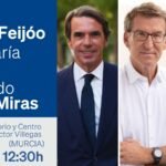 Mitin del Partido Popular en Murcia: López Miras, Aznar y Feijóo lideran la campaña de cara a las elecciones generales del 23J