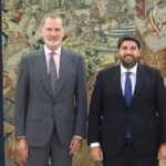 López Miras invita al rey a visitar Caravaca de la Cruz por el Año Jubilar