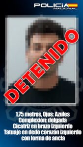 Lee más sobre el artículo La Policía Nacional detiene a uno de “Los 10 más buscados” en España por un asesinato cometido en México