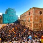 Masiva respuesta ciudadana a la concentración del PP en Murcia