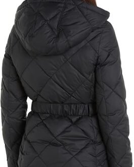 Tommy Hilfiger Mujer Cazadora Belted Quilted invierno