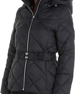 Tommy Hilfiger Mujer Cazadora Belted Quilted invierno